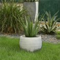 thumbnail image 1 of Luxen Home Light Gray Pottery Bowl MgO Planter (Medium), 1 of 1