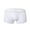 White, variant on IROINNID Mens Boxer Briefs Stripe Low Waisted Underwear Men Supersoft Cotton Open Fly Underwear