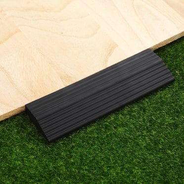 Pawsdot Black Rubber Threshold Ramp for Home Use Indoor Entry Ramp for Sweeping Robot Climbing Steps