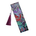 thumbnail image 3 of DIY Rhinestones Painting Bookmark Tassel Book Marks Retro Floral Embroidery DIY Craft Stationery, 3 of 9