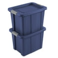 thumbnail image 5 of Sterilite 18 Gallon Latch Plastic Storage Box, Stadium Blue, 5 of 6