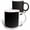 Multicolor, variant on 3drose, Black and White Halftone Geometrical Dot Pattern Background, 11oz Magic Transforming Mug