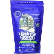 Fine Ground Celtic Sea Salt  16 Ounce Resealable Bag of Nutritious, Classic Sea Salt