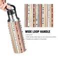 thumbnail image 4 of Yayeee 20oz Insulated Water Bottle Double Wall Stainless Steel with Flip Straw Lid, Brown Abstract Dots, 4 of 7