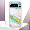 thumbnail image 5 of Feishell Marble Texture Design for Google Pixel 8 Pro Case Support Wireless Charging Slim Glossy Shockproof Anti-Scratch Soft & Flexible Protective Phone Case for Women Girls,D, 5 of 6