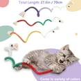thumbnail image 2 of WOVTE Cat Chew Toys 3PCS Cat Ropes, Kitten Toys for Indoor Cats Teeth Cleaning Toys for Kitten, Bite Resistant Catnip Toys Sisal Rope Interactive Cat Nip Kitty Kicker Toys for All Breeds, 27.5", 2 of 5