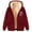 Wine, variant on Winter Coats For Women 2025, Warm Plus Size Outerwear, Fleece Lined Hooded Parka, Regular Length Pea Coat, Zipper Front Jacket, Cold Weather Parka, Heavy Duty Winter Coat Beige L