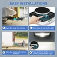 thumbnail image 2 of Magnetic Wireless Trailer Lights, Rechargeable LED Trailer Light for Towing Truck, Waterproof Tail Tow Lights Kit for RV Camper Boat Caravan, Portable Turn Signal Brake Running Stop, 2 of 8