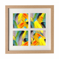 thumbnail image 1 of Plume Coloré Fleur Soleil Cadre Mur Table Affichage 4 Ouvertures Image, 1 of 3