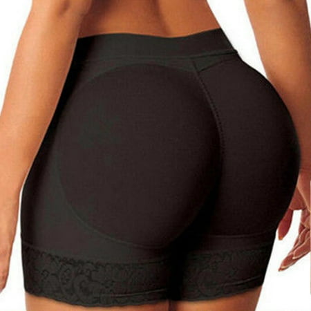 

MERSARIPHY Women Solid Color Lace Padded Butt Lifter Body Shaper Fake Hip Briefs