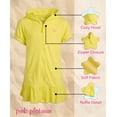 thumbnail image 2 of Pink Platinum Girls' Swim Cover Up Dress - Soft Terry Cloth Bathrobe Cover Up for Girls (Size: 2T-16), 2 of 7