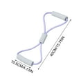 thumbnail image 3 of Resistance Band with Handles, Figure 8 Tension Rope Stretch Bands for Exercise, Shoulder Biceps Chest Arm Workout Equipment, 8 Shaped Elastic Pull Yoga Tension Rope, 3 of 7