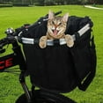 thumbnail image 3 of Panier de Vélo Porte-Chien Pliable Détachable, avec Guidon de Vélo Réglable Libération Rapide Facile à Installer-Dpzo, 3 of 5