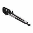 thumbnail image 3 of Steak Tongs, Compact Convenient Durable Food Clamp Safe Rugged  For Turning And Carrying Food For Resturant For Home Kitchen For Baking Tool 12in Black Bracket, 3 of 8