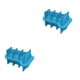 thumbnail image 1 of Bewildely Molde de hielo DIY Prop Gadget de cocina Verano Suavidad universal Multicolor Mano de obra fina Tamaño compacto Grid Maker Azul Azul 2Conjunto, 1 of 6