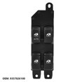 thumbnail image 5 of Interruptor de ventanilla eléctrica principal, interruptor de ventanilla del coche del lado del conductor, interruptor de ventanilla eléctrica para Santa Fe 2.4L 2.5L 2.7L 3.5L 2003-2006 9357026100, 5 of 8