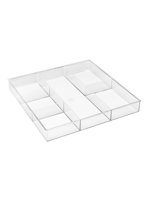 Whitmor 6789-3065 6 Section Clear Drawer Organizer