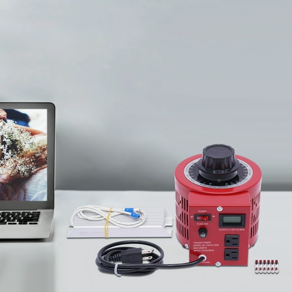 Variable Voltage Regulator 2000VA 0-130V AC Industrial Power Supply