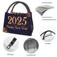 thumbnail image 4 of Fuzoiu 2025 Happy New Year 3 Print Portable Insulation Lunch Bag,Large Lunch Box,Container Reusable Leakproof Tote for Work, Travel, and Outdoor Activities, 4 of 6