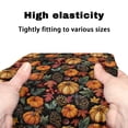 thumbnail image 7 of HELLHERO Retro Autumn Pumpkin Rollator Walker Seat and Backrest Rollbar Covers Set for Senior Rollator Seat Covers for Seniors, 7 of 7