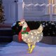 thumbnail image 5 of Pollo iluminado acrílico con bufanda, adornos navideños de pollo para Patio, jardín, 5 of 7