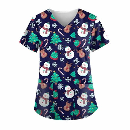 

Fragarn V-Neck Scrubs for Women Workwear Revolution Soft Stretch Easy Care
