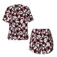 thumbnail image 6 of Rocae French Bulldog1 for Two Piece Sleepwear Pajamas Sets for Women Soft Short-Sleeved Pjs with Lounge Shorts X-Large, 6 of 9