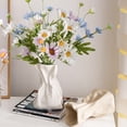 thumbnail image 4 of Hagao Artificial Wildflowers, 8 Pack Faux Silk Daisy Flowers for Wedding, Home, Kitchen and Party Decoration, 4 of 9
