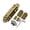 Gold, variant on Ywmsfl Aluminum Alloy Furniture Hinges Adjustable Butt Hinge 125 Degree Swing Concealed Hinge for Wood Door, Folding Door