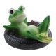 thumbnail image 4 of Ranas artesanales de resina DIY flotando en la decoración d de hojas de loto fuente ornamento jardín mi Sharpla Juguete de rana flotante, 4 of 8