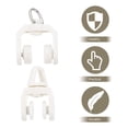thumbnail image 3 of SEWACC 50pcs Curtain Gliders Plastic Multi-purpose for Homeowners, 3 of 8