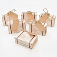 thumbnail image 4 of 10/20 piezas de caja de viaje para dulces, cajas de regalo de papel Kraft, suministros de decoración para fiestas de cumpleaños y bodas, embalaje para regalos de Navidad, 4 of 5