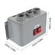 thumbnail image 2 of Calentador de coche de 12 V, desempañador de parabrisas, calentador portátil, ventilador, calentador eléctrico para coche, desempañador, 800 W, 2 of 7
