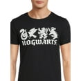 thumbnail image 6 of Harry Potter Men's & Big Mens Gryfinder & Hogwarts Graphic Tee Shirts, 2-Pack, Sizes S-5XL, 6 of 6