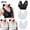 Black, variant on Lovskoo 3Pc Women's Sports Bra Lace Cami Bra Wireless Tank Top Bra Comfortable Everyday Bras For Women Leisure Beige