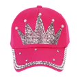 thumbnail image 2 of Gorra de beisbol Hugo Imitación Cristal en Forma de Corona Rosa, 2 of 7