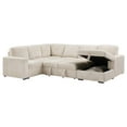 thumbnail image 5 of Devonshire Sleeper Sectional Sofa Storage Chaise Camel, 5 of 18