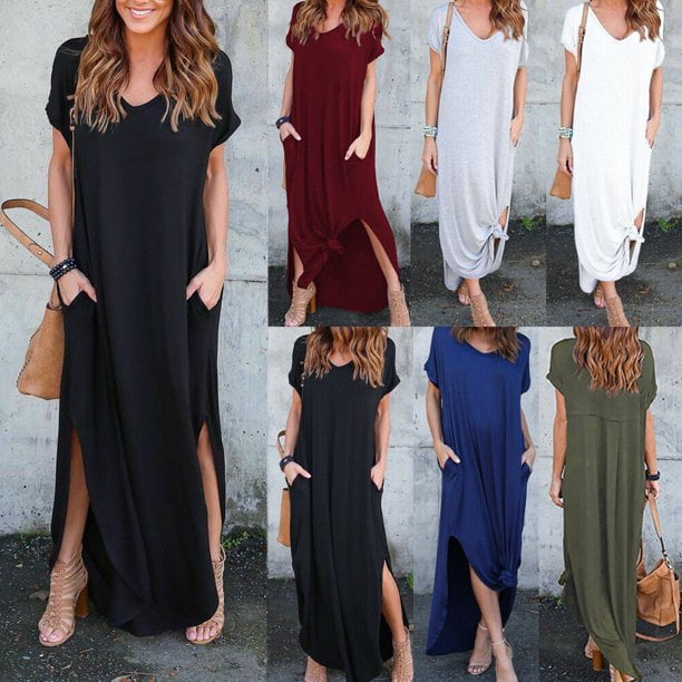 summer maxi dresses walmart
