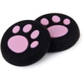 thumbnail image 2 of Capuchons de Joystick pour PS5/PS4/PS3/One/360/TPX Rose Chat Chien Patte, 2 of 5