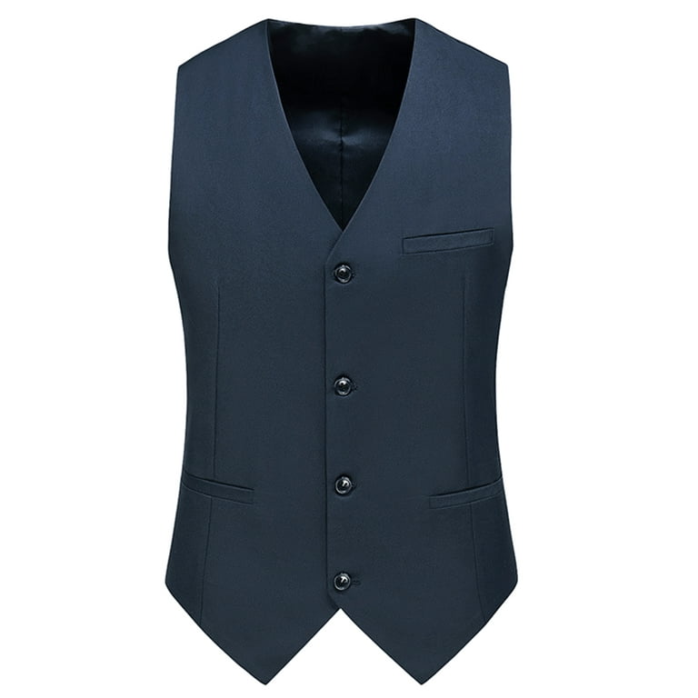 Lars Amadeus Men's Formal Suit Vest Regular Fit Dress