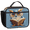 Black, variant on Jiaoprinted Shark Independence Day Lunch Bag for Men Women, American Flag Insulated Cooler Lunchbox with Buckle Handle for Picnic Travel