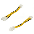 thumbnail image 4 of NATEFEMIN ATX 4 Pin Male to EPS 8 Pin Female Power Cable Adapter Power Supply for Motherboard CPU Safe Reliable Convert PSU 15cm, 4 of 9