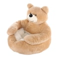 thumbnail image 1 of Camas para perros Bear Hug para perros pequeños, cama para perros, cama para gatos, sofá lavable, cómodas, bonitas y duraderas, camas para mascotas, f - Caqui 60cm Sunnimix Cama para gatos con forma de oso, 1 of 7