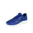 thumbnail image 2 of Lotus-08 Women's Fashion Sparkle Glitter Comfort Light Weight Slip On Flat Sneaker Shoes ( Royal Blue, 5.5), 2 of 5