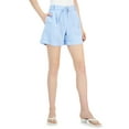 thumbnail image 4 of MSRP $60 Inc International Concepts Womens High Rise Belted Shorts Blue Size 6, 4 of 6