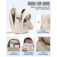 thumbnail image 2 of Mochila LIGHT FLIGHT FLIGHT Travel Laptop 15.6 pulgadas USB negra para mujer, 2 of 5