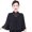 Black, variant on Vintage Flapper Capelet Wrap - Breathable Travel Shawl For Qipao Outfit Covering & Outdoor Essentials