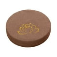thumbnail image 3 of Round Yoga Meditation Cushion 16" Dia Zippered Cover Meditation Accessories Floor Pillow for Tea Decor Prayer Indoor Men Gifts Khaki 6cm, 3 of 10