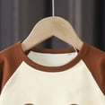thumbnail image 5 of TOWED22 Boy's Graphic Tops Short Sleeve Crew Neck Print T-Shirts Casual Tees for Summer Play(Coffee,3-4 Y), 5 of 8