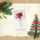 thumbnail image 2 of Tarjeta de felicitación con flores secas Diseño ecológico único Papel kraft marrón reciclado Los amantes de la naturaleza celebran con belleza natural, 2 of 6
